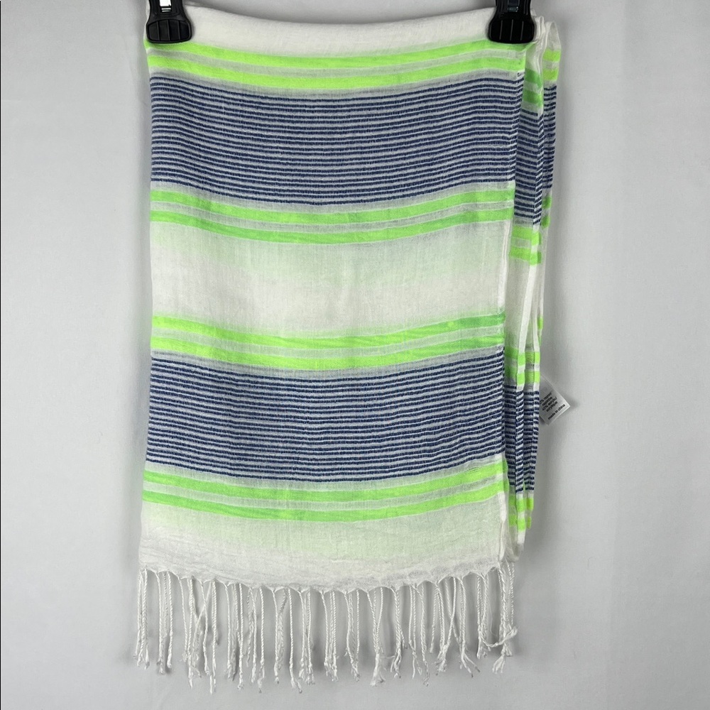 Maurice’s Blue and Neon Green‎ Scarf